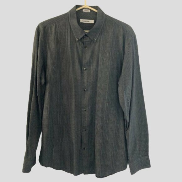 Calvin Klein Other - NWOT Calvin Klein Grey Casual Dress Shirt Size Large